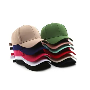 New Design Metal Adjustment Buckle Blank Cotton Customized Logo Baseball Hat Cap Visor Unisex Hip Hop Hat