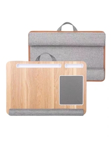 Bàn Viết Máy Tính Bằng Gỗ Giá Đỡ Máy Tính Xách Tay Để Bàn Di Động Có Đệm Gối Mềm - Product Image 2
