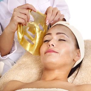 Masker Wajah Anti Kerut dan Melembapkan Kolagen 24K Emas Kristal Kolase Masker Wajah Asam Hyaluronic - Product Image 4