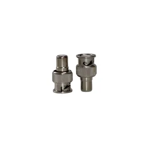 Manufacturers Supply BNC/RCA-JK Integral RF Coaxial Connector BNC Male To RCA Female Nickel-plated Adapter Connector