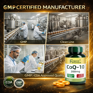 CoQ10 200mg Complément Alimentaire pour la Santé Cardiaque 160 Gélules Molles Soutient la Tension Artérielle la Production d'Énergie Cellulaire Antioxydant Coenzyme Q10 - Product Image 4