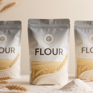 Tùy chỉnh in 1kg không thấm nước phân hủy sinh học lá nhôm đứng lên túi heatseal mùi bằng chứng thực phẩm đóng gói túi bột nhựa - Product Image 4