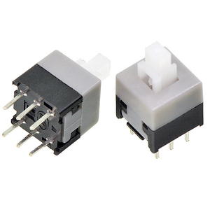 8.5 X 8.5 PCB Self Lock Tact Tactile <b>Push</b> <b>Button</b> <b>Switch</b> 6 Pin - Product Image 3