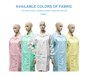 الأكثر مبيعًا من الشركة المصنعة ملابس عمل غرف تنظيف مضادة للساكنة ملابس عمل <span class=keywords><strong>ESD</strong></span> <span class=keywords><strong>Smock</strong></span> للسلامة الصناعية أفضل بائع - Product Image 3