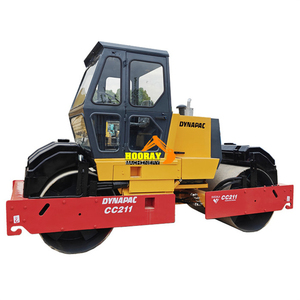 Second <b>Hand</b> Dynapac CC122 CC211 Road Roller Used 3 Ton Dynapac CC122 CC211 Road Roller Used 12 Ton <b>Mini</b> Road Compactor Landfill - Product Image 1