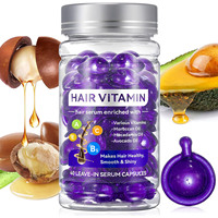 Suero Vegano Orgánico para el Crecimiento del Cabello con Aceite de Coco, Ácido Hialurónico, Nutritivo, Repara el Cabello Dañado, Hidratación Duradera, Protección UV