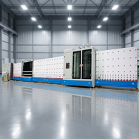 Machine de fabrication de verre isolant CNC pour le traitement du double vitrage, avec lavage automatique, assemblage de l'intercalaire, remplissage de gaz et système de scellage