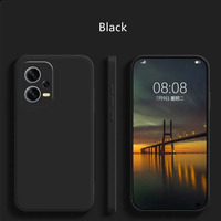 Coque de téléphone en silicone antichoc 2026 pour iPhone, couleur bonbon liquide carrée, protection arrière pour mobile – Idéale pour le dropshipping