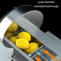 Machine à trancher les citrons électriques pour les magasins de bubble tea, haute efficacité pour la découpe