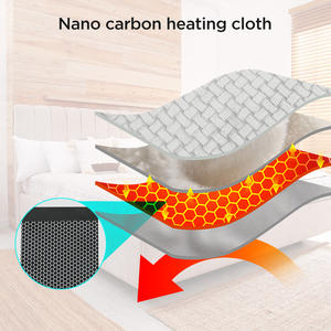 Yatak kraliçe elektrikli taşınabilir ısıtma pil atmak direnci boyutu ped kamp açık makine Usb ısıtmalı battaniye - Product Image 5