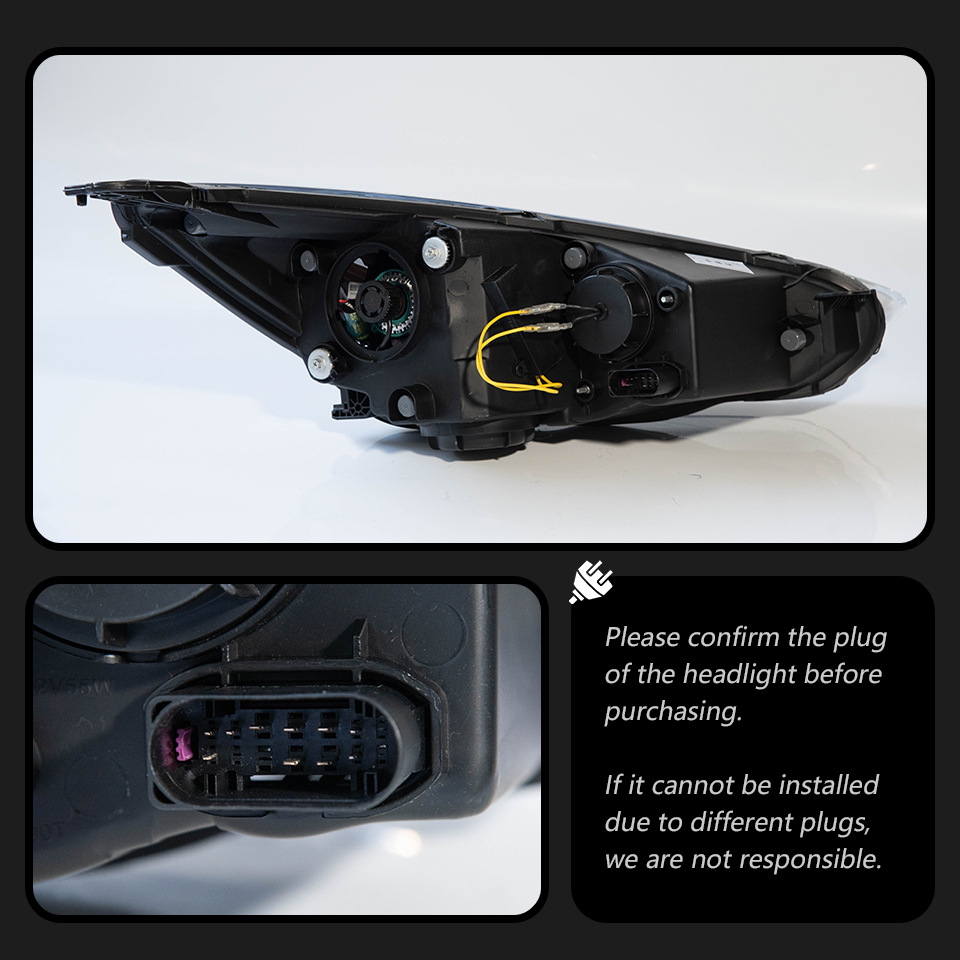 ford focus headlight 2017