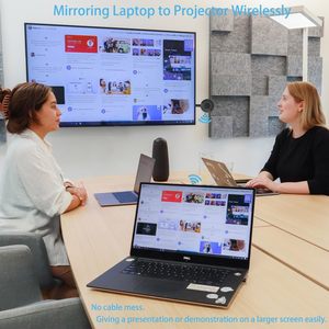 <span class=keywords><strong>Miracast</strong></span> & DLNA รองรับการทำมิเรอร์และสตรีมมิ่งหน้าจอได้ง่ายดองเกิลทีวีไร้สาย4K สำหรับสมาร์ททีวีพีซีและโปรเจกเตอร์ - Product Image 4