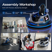 MR VR Bumper Car, Juego Interactivo de Diversión en Interiores con Pantalla LED y Joystick Doble para Centros de Entretenimiento Familiar y de Arcade