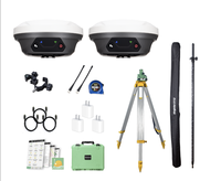Equipo de Medición de Terrenos GNSS de Alta Presión Personalizado OEM, 15KM UHF, 20H de Autonomía de Batería, Modelado 3D, Receptor GPS RTK Base y Móvil