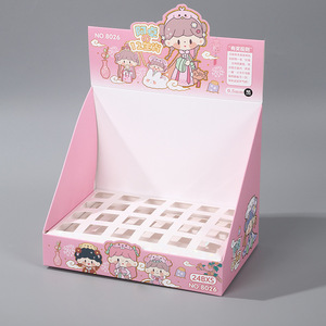 Có thể tái chế tùy chỉnh in bảng Pop hiển thị đứng phim hoạt hình bút văn phòng phẩm bao bì truy cập các tông hiển thị hộp với chèn - Product Image 1