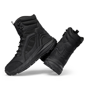 Botas Tácticas Ligeras para Hombre 2025, Botas de Combate de Talla Grande para Prácticas al Aire Libre, Antideslizantes, Impermeables, Altura hasta el Tobillo - Product Image 4