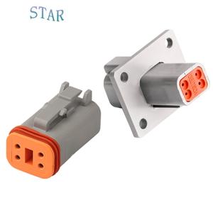 <span class=keywords><strong>2</strong></span>/3/4/6/8/12 Pin DEUTSCH erkek dişi konnektör DT04-3P-L012 su geçirmez Plug-In sabit flanş DT06-3S - Product Image 3