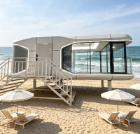 Unité de location Airbnb rentable, maison d'hôtes de jardin, pod de glamping à montage rapide, capsule spatiale