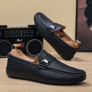 Nouvelle Collection Été 2026 – Mocassins Homme Tendance à Semelle Souple, Respirants, Antidérapants, Doublure en Similicuir, Tige en PU, Style Facile à Enfiler - Product Image 3
