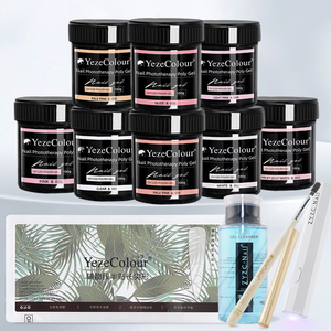 جل بناء الأظافر الأكريليك الصلب طويل الأمد لتقوية وتشكيل الأظافر 100 جرام - Product Image 4