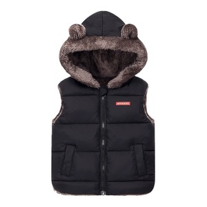 <span class=keywords><strong>Gilet</strong></span> d'hiver pour enfants, nouveau modèle en polaire respirante et imperméable avec capuche et fermeture éclair, style décontracté pour garçons et filles, automne/hiver - Product Image 5