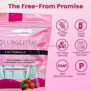 5000MG di Collagene per Porzione con Vitamina C e Acido Ialuronico per Pelle, Capelli e Unghie, <span class=keywords><strong>Formula</strong></span> 3 in <span class=keywords><strong>1</strong></span> per Luminosità e Sbiancamento - Product Image 4