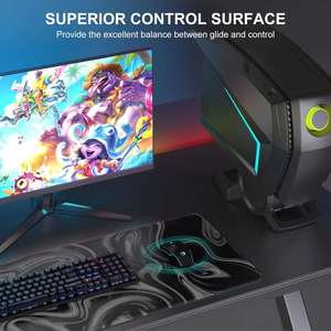 Factory Extended Rubber Base <b>Heated</b> Gaming Mouse Pad Large XXL Desk Pad Custom Long Computer <b>Keyboard</b> Stock - Product Image 6