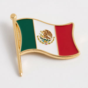 Pin de bandera de solapa de Metal moderno antiguo de esmalte personalizado-Polonia América Argentina Portugal Grecia Cote Divoire Irlanda para Suiza - Product Image 2