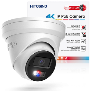 HIK OEM 8MP Phát Hiện Chuyển Động Hai Cách Âm Thanh Ánh Sáng Nhấp Nháy & Âm Thanh Báo Động Màu Đỏ Ánh Sáng Màu Xanh CCTV Mạng Máy Ảnh 4K Poe IP Máy Ảnh - Product Image 2