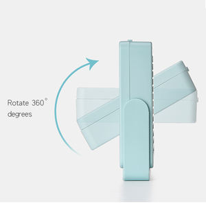 2022ร้อนขายกล่อง<span class=keywords><strong>สี่เหลี่ยม</strong></span>รูปร่างส่วนบุคคล USB พับแบบพกพา Macaron โต๊ะสก์ท็อปยืน<span class=keywords><strong>พัดลม</strong></span>มินิสำนักงาน<span class=keywords><strong>พัดลม</strong></span><span class=keywords><strong>ตั้งโต๊ะ</strong></span> - Product Image 4