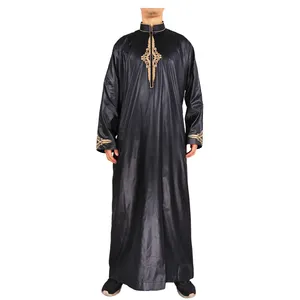 Mode En Hot Selling Moslim Man Thobe Van Redelijke Prijs En Hoge Kwaliteit En Glanzende Kleur