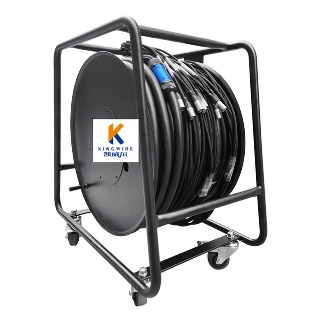 Professional Multi-Channel XLR Stage Box 8 Channels 30m Length PVC Jacket 8 Core Conductor Flexible Home Computer Speaker