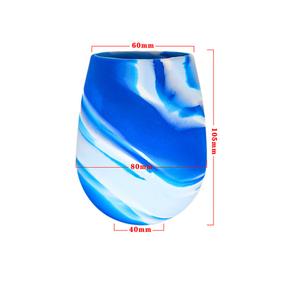 <span class=keywords><strong>Verres</strong></span> à vin en silicone <span class=keywords><strong>incassables</strong></span> de 12oz sans tige, gobelets à vin réutilisables avec logo personnalisé <span class=keywords><strong>pour</strong></span> les fêtes, le camping, les plages et les bateaux - Product Image 2