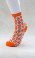 Chaussettes pour enfants personnalisées, en coton tricoté respirant, à motifs de dessins animés colorés et mignons, pour les jeunes enfants