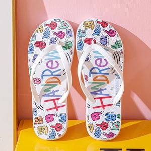 2023 yaz yeni varış moda düz düz renk yumuşak rahat flip flop kadın ayakkabı chic artı boyutu açık plaj slayt terlik - Product Image 4