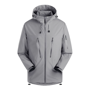Chaqueta Deportiva Personalizada de Lujo Unisex, Transpirable, Impermeable, Cortavientos, Informal, de Manga Larga, con Cremallera y Capucha - Product Image 2