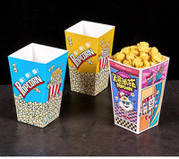 Sacs d'emballage pour snacks, emballages pour gobelets en papier, emballages pour gobelets à popcorn, boîtes à takoyaki, seaux à popcorn