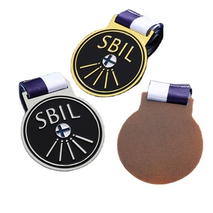 Medalla Escolar Personalizada YUESHEN, Oro, Plata, Bronce, para Atletismo, Lucha, Voleibol, con Logotipo, Fundición a Presión - Product Image 3