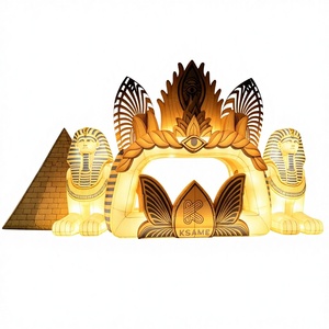 Arche gonflable géante en tissu Oxford, motif Pyramide Pharaonique Égyptienne, thème mythologique, pour décoration d'entrée lors d'événements, centres commerciaux et cabines photo, facile à monter - Product Image 1