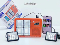 Radio émettrice solaire ELETREE XB-918L 5v15w avec panneau solaire, radios FM avec panneau solaire et lampe de poche