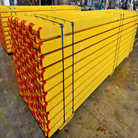 Poutre H20 à bas prix et haute résistance, coffrage en bois massif pour béton, poutre Doka H20 avec tête de protection en plastique