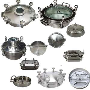 Réservoir en acier inoxydable 304ss 316 sous <span class=keywords><strong>vide</strong></span>, rond, <span class=keywords><strong>sanitaire</strong></span>, de qualité alimentaire, couvercle de trou d'égout - Product Image 1