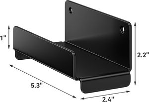 Heavy Duty Anti Slip Steel <b>Ladder</b> Hanger Wall Mount Garage <b>Storage</b> <b>Hook</b> Utility Organizer For Wheelbarrow Folding Chair Patio Fu - Product Image 2