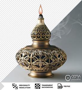 Luxury Metal <b>Incense</b> <b>Burner</b> & Bakhoor <b>Holder</b> For Home Fragrance With Antique Finished For Decor Designer Brass <b>Incense</b> <b>Burner</b> - Product Image 2