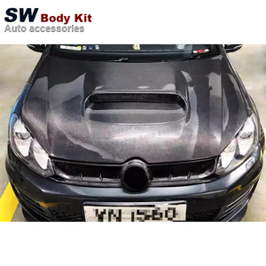 Capot de voiture en Fiber de carbone pour Volkswagen <span class=keywords><strong>Golf</strong></span> <span class=keywords><strong>6</strong></span> MK6 <span class=keywords><strong>GTI</strong></span> R20, mise à niveau, Modification, aérodynamique, couvercle de soupape de moteur, Kit de pièces automobiles - Product Image 5
