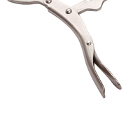 Ensemble de 9 pinces de verrouillage, ensemble de pinces de verrouillage à mâchoire droite, pinces de verrouillage à étau, pince à étau Crv avec sac à outils