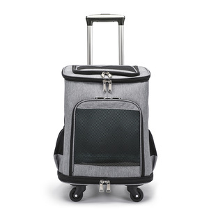 Transportín Plegable Impermeable para Perros, con Gran Espacio, Bolsa con Ruedas y Forro de Poliéster para Uso en Exteriores - Product Image 4