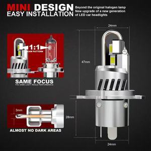 <span class=keywords><strong>Ampoule</strong></span> <span class=keywords><strong>de</strong></span> phare LED 70W en promotion, 8400LM, lumière blanche 6000K, H4 H7 H11 9005, Canbus anti-étincellement, sans avertissement, Plug & Play, lampe automobile - Product Image 3