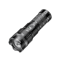 Lampe torche télescopique LED rechargeable, lampe de travail portable extensible avec batterie externe pour le camping, les activités de plein air et les situations d'urgence