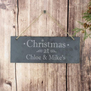 Tableau noir décoratif suspendu pour panneau de mariage, décoration murale de <span class=keywords><strong>cuisine</strong></span> et garde-manger, en <span class=keywords><strong>ardoise</strong></span> rustique rectangulaire, imperméable - Product Image 1